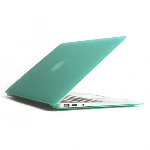 ENKAY pour MacBook Air 11,6 pouces (version US) / A1370 / A1465 4 en 1 Coque de protection en plastique dur avec protection d'écran et protège-clavier et bouchons anti-poussière (vert) SE090G247-010