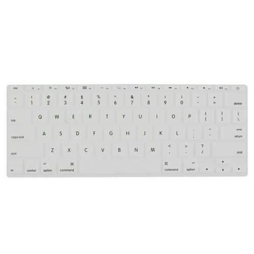 ENKAY pour MacBook Air 11,6 pouces (version US) / A1370 / A1465 4 en 1 Coque de protection en plastique dur avec protection d'écran et protège-clavier et bouchons anti-poussière (blanc) SE090W1074-010