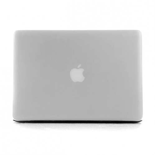 ENKAY pour MacBook Air 13,3 pouces (version US) 4 en 1 Coque de protection en plastique dur givré avec protecteur d'écran et clavier et bouchons anti-poussière (blanc) SE091W453-010