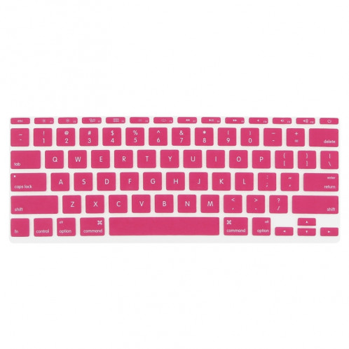 ENKAY pour MacBook Air 11.6 pouces (version US) / A1370 / A1465 4 en 1 Crystal Hard Shell boîtier de protection en plastique avec protecteur d'écran et de la garde du clavier et bouchons anti-poussière (rose) SE300F153-010