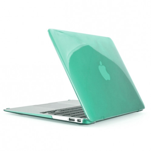 ENKAY pour MacBook Air 11,6 pouces (version US) / A1370 / A1465 4 en 1 Crystal Hard Shell Housse de protection en plastique avec protecteur d'écran et clavier de protection et bouchons anti-poussière (vert) SE300G1415-010