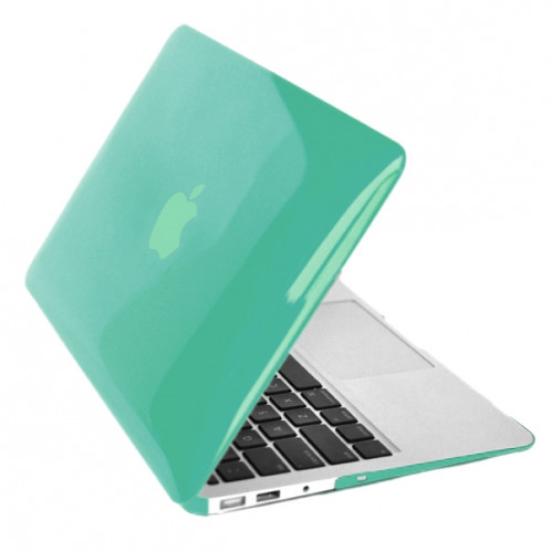 ENKAY pour MacBook Air 11,6 pouces (version US) / A1370 / A1465 4 en 1 Crystal Hard Shell Housse de protection en plastique avec protecteur d'écran et clavier de protection et bouchons anti-poussière (vert) SE300G1415-010