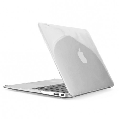 ENKAY pour MacBook Air 11,6 pouces (version US) / A1370 / A1465 4 en 1 Crystal Hard Shell boîtier de protection en plastique avec protecteur d'écran et clavier de protection et bouchons anti-poussière (blanc) SE300W1826-010