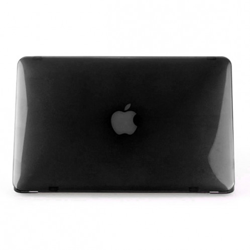 ENKAY pour MacBook Air 13,3 pouces (version US) / A1369 / A1466 4 en 1 cristal dur coque de protection en plastique avec protecteur d'écran et clavier de protection et bouchons anti-poussière (noir) SE301B553-010