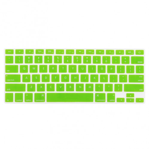 ENKAY pour MacBook Air 13,3 pouces (version US) / A1369 / A1466 4 en 1 Crystal Hard Shell Housse de protection en plastique avec protecteur d'écran et Clavier Guard & bouchons anti-poussière (vert) SE301G1391-010