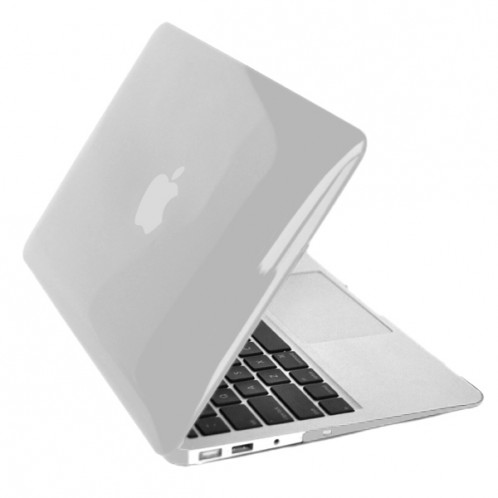 ENKAY pour MacBook Air 13,3 pouces (version US) / A1369 / A1466 4 en 1 cristal dur coque de protection en plastique avec protecteur d'écran et clavier de protection et bouchons anti-poussière (blanc) SE301W1158-010