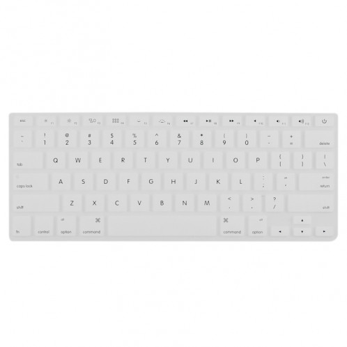 ENKAY pour MacBook Air 13,3 pouces (version US) / A1369 / A1466 4 en 1 cristal dur coque de protection en plastique avec protecteur d'écran et clavier de protection et bouchons anti-poussière (blanc) SE301W1158-010