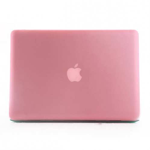 ENKAY pour MacBook Pro 13.3 pouces (US Version) / A1278 4 en 1 Coque de protection en plastique dur givré avec protecteur d'écran et protège-clavier et bouchons anti-poussière (rose) SE302F1274-011