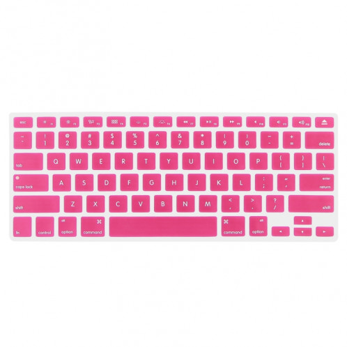 ENKAY pour MacBook Pro 13.3 pouces (US Version) / A1278 4 en 1 Coque de protection en plastique dur givré avec protecteur d'écran et protège-clavier et bouchons anti-poussière (rose) SE302F1274-011