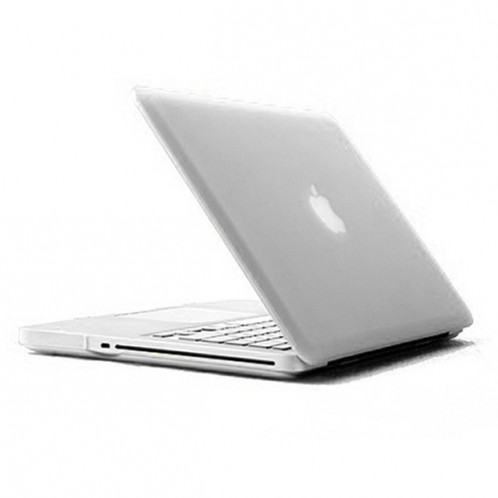 ENKAY pour MacBook Pro 13.3 pouces (US Version) / A1278 4 en 1 Coque de protection en plastique dur givré avec protecteur d'écran et protège-clavier et bouchons anti-poussière (blanc) SE302W1865-011