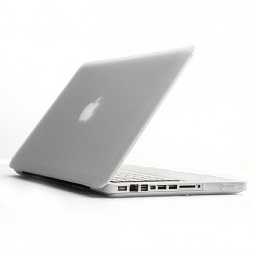 ENKAY pour MacBook Pro 13.3 pouces (US Version) / A1278 4 en 1 Coque de protection en plastique dur givré avec protecteur d'écran et protège-clavier et bouchons anti-poussière (blanc) SE302W1865-011