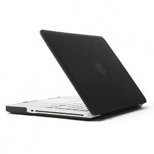 ENKAY pour MacBook Pro 15.4 pouces (US Version) / A1286 4 en 1 Coque de protection en plastique dur avec protecteur d'écran et protège-clavier et bouchons anti-poussière (noir) SE303B1018-09