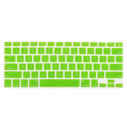 ENKAY pour MacBook Pro 15,4 pouces (US Version) / A1286 4 en 1 Coque de protection en plastique dur avec protection d'écran et clavier anti-poussière et bouchons anti-poussière (vert) SE303G750-09