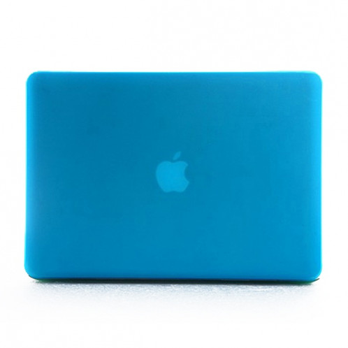 ENKAY pour MacBook Pro 15,4 pouces (US Version) / A1286 4 en 1 Coque de protection en plastique dur givré avec protecteur d'écran et protège-clavier et bouchons anti-poussière (bleu) SE303L565-09