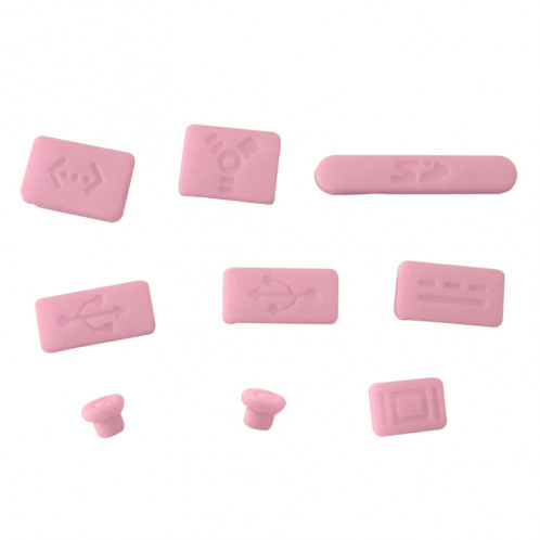 ENKAY pour MacBook Pro 13.3 pouces (US Version) / A1278 4 en 1 Crystal Hard Shell boîtier de protection en plastique avec protecteur d'écran et de la garde du clavier et bouchons anti-poussière (rose) SE304F983-08