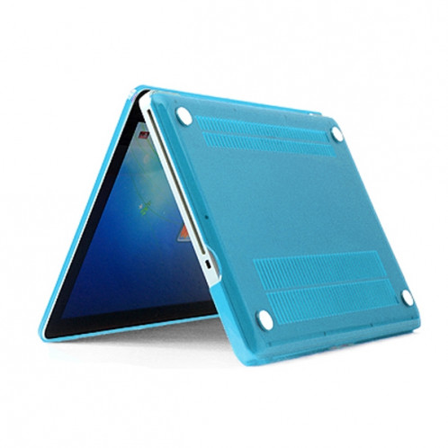 ENKAY pour MacBook Pro 13.3 pouces (US Version) / A1278 4 en 1 Crystal Hard Shell Housse de protection en plastique avec Protecteur d'écran & Clavier Guard & bouchons anti-poussière (Bleu) SE304L870-08