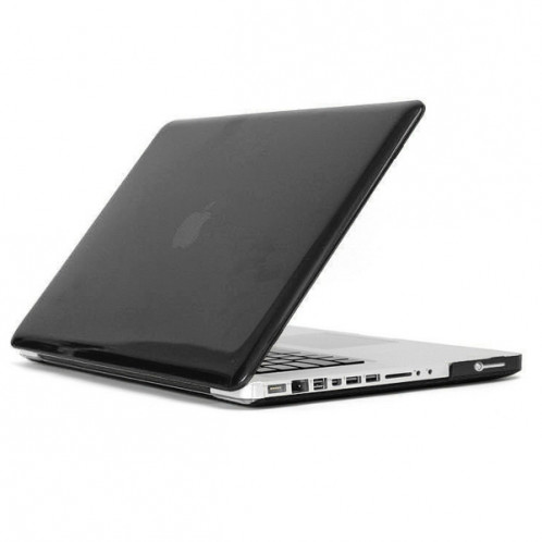 ENKAY pour MacBook Pro 15.4 pouces (US Version) / A1286 4 en 1 Crystal Hard Shell Housse de protection en plastique avec Protecteur d'écran & Clavier Guard & bouchons anti-poussière (Noir) SE305B628-010