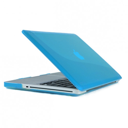 ENKAY pour MacBook Pro 15.4 pouces (US Version) / A1286 4 en 1 Crystal Hard Shell boîtier de protection en plastique avec protecteur d'écran et clavier de protection et bouchons anti-poussière (bleu) SE305L403-010