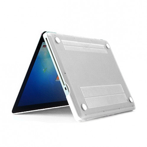 ENKAY pour MacBook Pro 15,4 pouces (version US) / A1286 4 en 1 Crystal Hard Shell boîtier de protection en plastique avec protecteur d'écran et clavier de protection et bouchons anti-poussière (blanc) SE305W1820-08