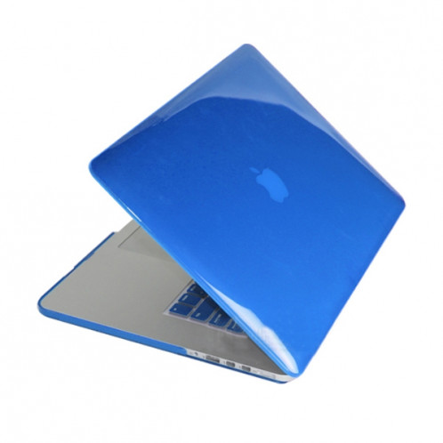 ENKAY pour MacBook Pro Retina 13,3 pouces (US Version) / A1425 / A1502 Coque de protection en plastique avec protection d'écran et protège-clavier et bouchons anti-poussière 4 en 1 (bleu foncé) SE306D1477-011