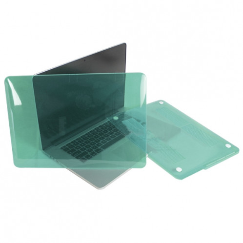 ENKAY pour MacBook Pro Retina 13,3 pouces (version US) / A1425 / A1502 4 en 1 Crystal Hard Shell étui de protection en plastique avec protecteur d'écran et clavier de protection et bouchons anti-poussière (vert) SE306G554-011