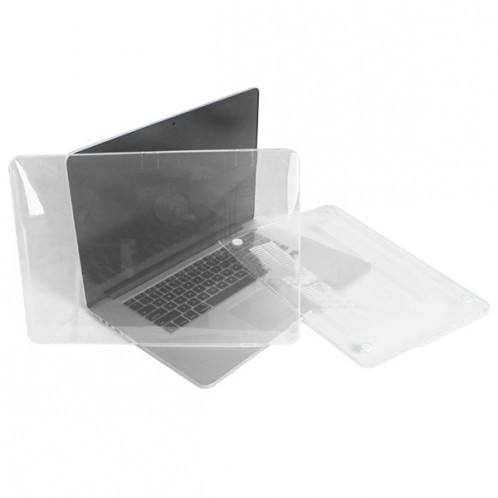 ENKAY pour MacBook Pro Retina 13,3 pouces (version US) / A1425 / A1502 4 en 1 Crystal Hard Shell Housse de protection en plastique avec protecteur d'écran et clavier de protection et bouchons anti-poussière (blanc) SE306W509-011