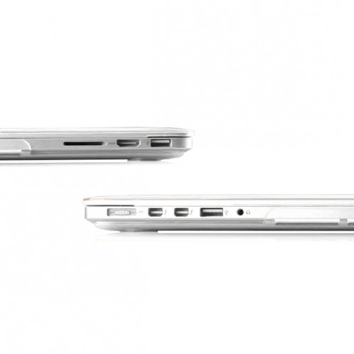 ENKAY pour MacBook Pro Retina 13,3 pouces (version US) / A1425 / A1502 4 en 1 Crystal Hard Shell Housse de protection en plastique avec protecteur d'écran et clavier de protection et bouchons anti-poussière (blanc) SE306W509-011