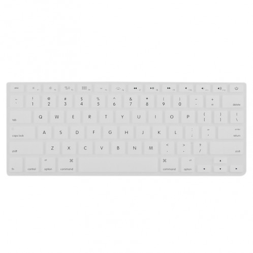 ENKAY pour MacBook Pro Retina 13,3 pouces (version US) / A1425 / A1502 4 en 1 Crystal Hard Shell Housse de protection en plastique avec protecteur d'écran et clavier de protection et bouchons anti-poussière (blanc) SE306W509-011