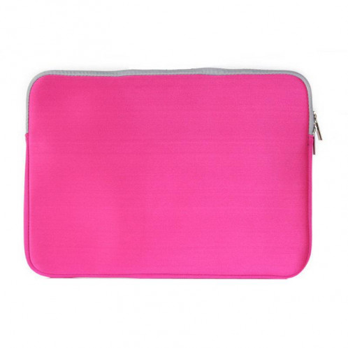 Double poche sac à main sac à fermeture à glissière pour ordinateur portable Macbook Air 13 pouces (Magenta) SH313M505-08