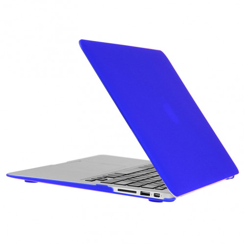 ENKAY pour Macbook Air 11,6 pouces (version US) / A1370 / A1465 Hat-Prince 3 en 1 Coque de protection en plastique dur avec protection de clavier et prise de poussière de port (bleu foncé) SE580D586-09