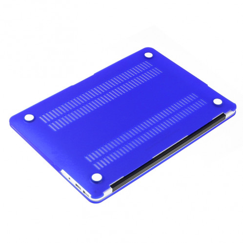 ENKAY pour Macbook Air 11,6 pouces (version US) / A1370 / A1465 Hat-Prince 3 en 1 Coque de protection en plastique dur avec protection de clavier et prise de poussière de port (bleu foncé) SE580D586-09