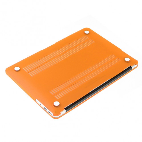 ENKAY pour Macbook Air 11,6 pouces (version US) / A1370 / A1465 Hat-Prince 3 en 1 Coque de protection en plastique dur avec protection de clavier et prise de poussière de port (Orange) SE580E536-09