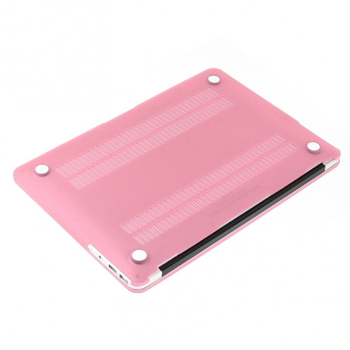 ENKAY pour Macbook Air 11,6 pouces (version US) / A1370 / A1465 Hat-Prince 3 en 1 Coque de protection en plastique dur avec protection de clavier et prise de poussière de port (rose) SE580F120-09