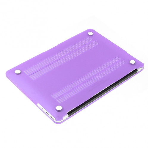 ENKAY pour Macbook Air 11,6 pouces (version US) / A1370 / A1465 Hat-Prince 3 en 1 Coque de protection en plastique dur avec protection de clavier et prise de poussière de port (violet) SE580P1420-09