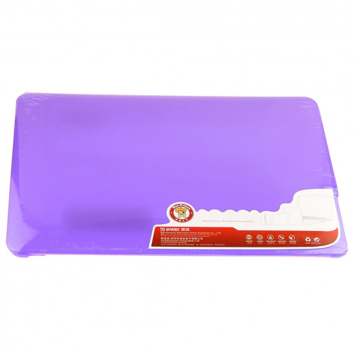 ENKAY pour Macbook Air 11,6 pouces (version US) / A1370 / A1465 Hat-Prince 3 en 1 Coque de protection en plastique dur avec protection de clavier et prise de poussière de port (violet) SE580P1420-09