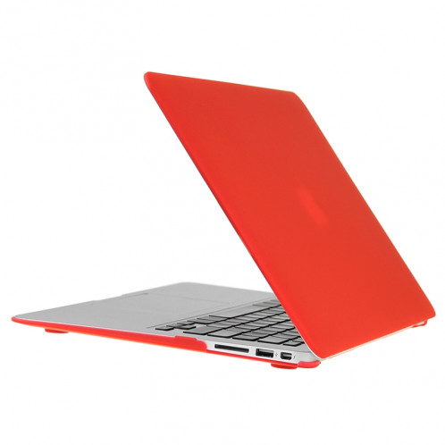 ENKAY pour Macbook Air 11,6 pouces (version US) / A1370 / A1465 Hat-Prince 3 en 1 Coque de protection en plastique dur givré avec clavier de protection et prise de poussière de port (rouge) SE580R1544-09