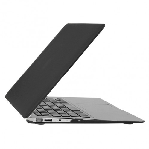 ENKAY pour Macbook Air 13,3 pouces (version US) / A1369 / A1466 Hat-Prince 3 en 1 givré Hard Shell étui de protection en plastique avec Keyboard Guard & Port poussière Plug (Noir) SE581B1773-09
