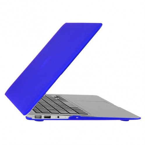 ENKAY pour Macbook Air 13,3 pouces (version US) / A1369 / A1466 Hat-Prince 3 en 1 Coque de protection en plastique dur avec protection de clavier et prise de poussière de port (bleu foncé) SE581D1481-09