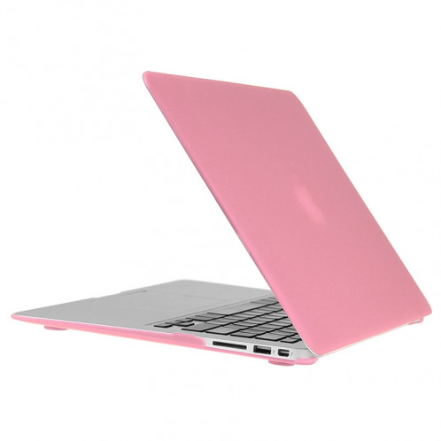 ENKAY pour Macbook Air 13,3 pouces (version US) / A1369 / A1466 Hat-Prince 3 en 1 givré Hard Shell étui de protection en plastique avec clavier de garde et bouchon de poussière de port (rose) SE581F914-09