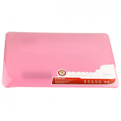 ENKAY pour Macbook Air 13,3 pouces (version US) / A1369 / A1466 Hat-Prince 3 en 1 givré Hard Shell étui de protection en plastique avec clavier de garde et bouchon de poussière de port (rose) SE581F914-09