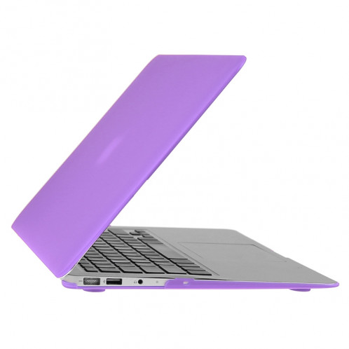 ENKAY pour Macbook Air 13,3 pouces (version US) / A1369 / A1466 Hat-Prince 3 en 1 Coque de protection en plastique dur avec protection de clavier et prise de poussière de port (violet) SE581P837-09