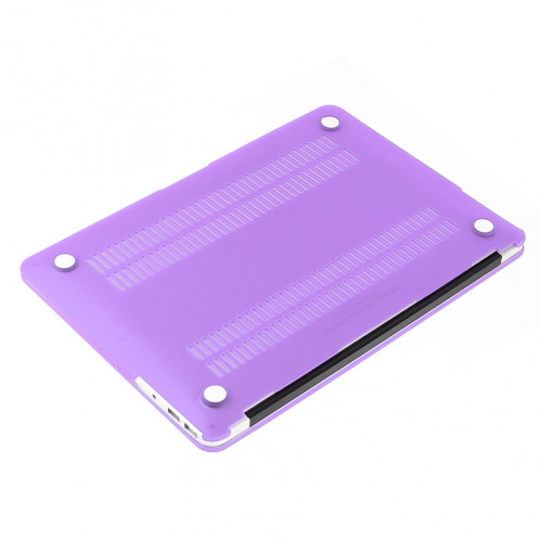ENKAY pour Macbook Air 13,3 pouces (version US) / A1369 / A1466 Hat-Prince 3 en 1 Coque de protection en plastique dur avec protection de clavier et prise de poussière de port (violet) SE581P837-09