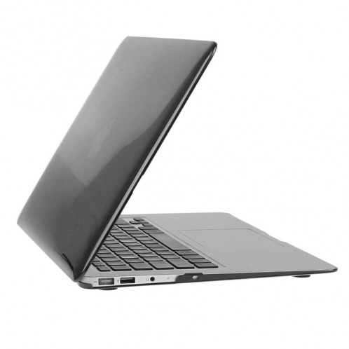 ENKAY pour Macbook Air 11,6 pouces (version US) / A1370 / A1465 Hat-Prince 3 en 1 Crystal Hard Shell Housse de protection en plastique avec clavier de protection et prise de poussière de port (Noir) SE901B529-010