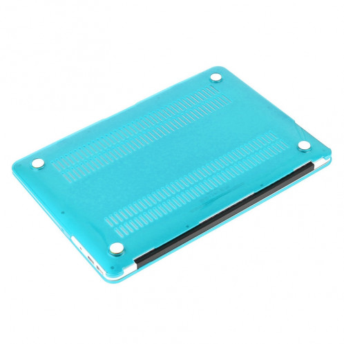 ENKAY pour Macbook Air 11,6 pouces (version US) / A1370 / A1465 Hat-Prince 3 en 1 cristal dur coque de protection en plastique avec clavier de protection et bouchon de poussière de port (bleu) SE901L1395-010