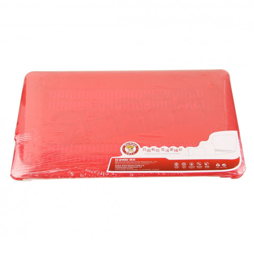 ENKAY pour Macbook Air 11,6 pouces (version US) / A1370 / A1465 Hat-Prince 3 en 1 Crystal Hard Shell Housse de protection en plastique avec clavier de garde & Port poussière Plug (rouge) SE901R1792-010