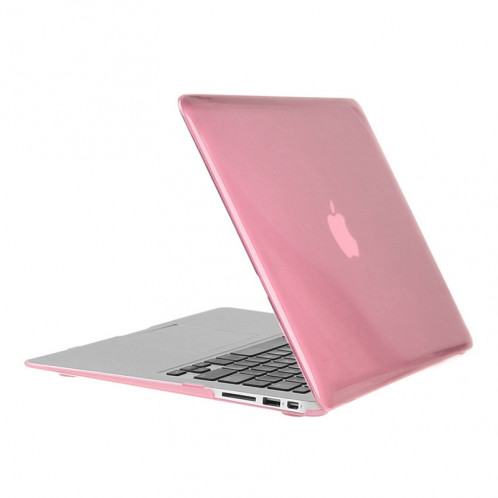 ENKAY pour Macbook Air 13,3 pouces (version US) / A1369 / A1466 Hat-Prince 3 en 1 Crystal Hard Shell étui de protection en plastique avec clavier de garde & Port poussière Plug (rose) SE902F1377-010