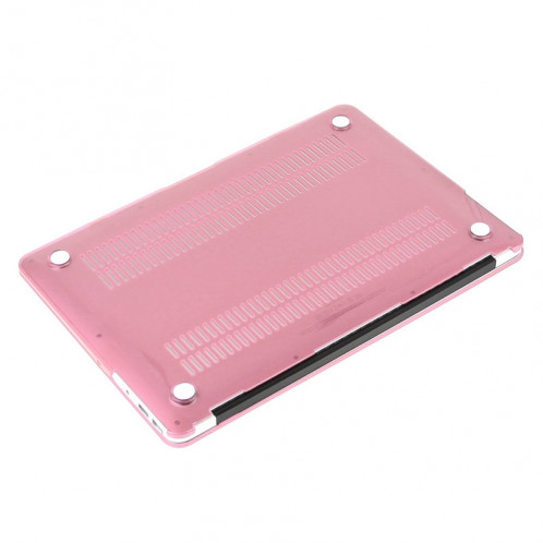 ENKAY pour Macbook Air 13,3 pouces (version US) / A1369 / A1466 Hat-Prince 3 en 1 Crystal Hard Shell étui de protection en plastique avec clavier de garde & Port poussière Plug (rose) SE902F1377-010