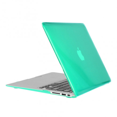 ENKAY pour Macbook Air 13,3 pouces (version US) / A1369 / A1466 Hat-Prince 3 en 1 Crystal Hard Shell étui de protection en plastique avec clavier de protection et bouchon de poussière port (vert) SE902G1704-010