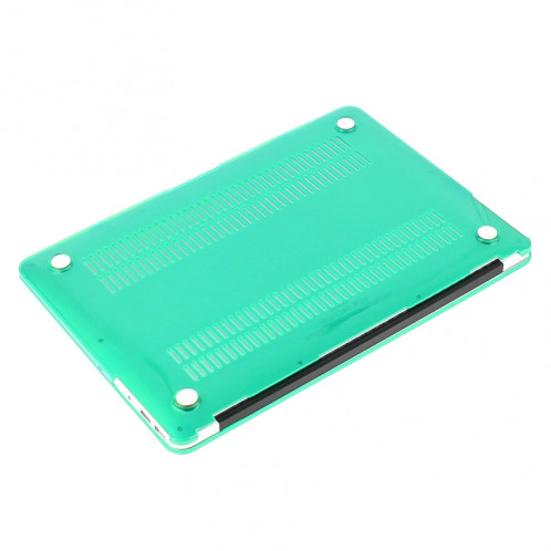 ENKAY pour Macbook Air 13,3 pouces (version US) / A1369 / A1466 Hat-Prince 3 en 1 Crystal Hard Shell étui de protection en plastique avec clavier de protection et bouchon de poussière port (vert) SE902G1704-010