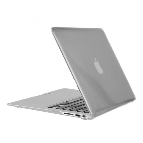 ENKAY pour Macbook Air 13,3 pouces (version US) / A1369 / A1466 Hat-Prince 3 en 1 Crystal Hard Shell étui de protection en plastique avec clavier de garde & Port poussière Plug (Gris) SE902H1065-010